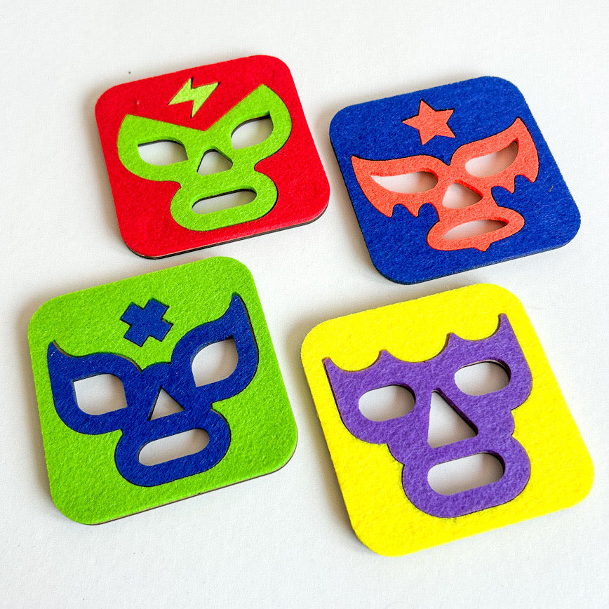 Portavasos luchadores