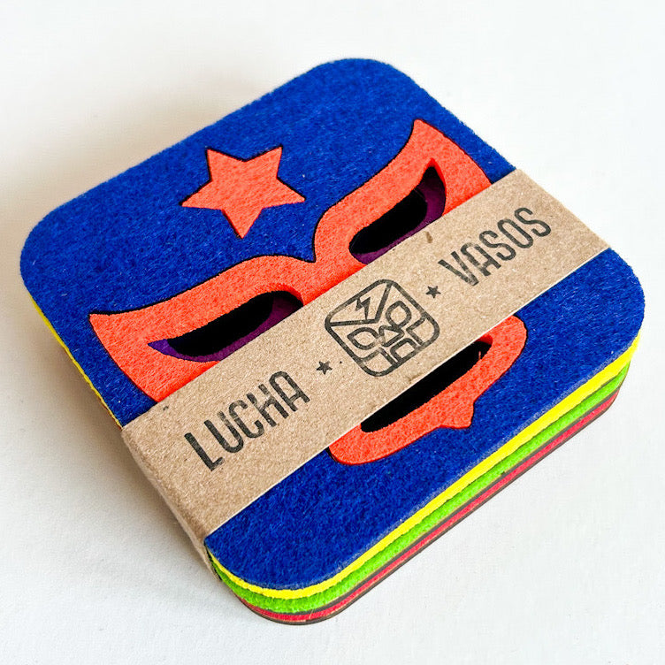 Portavasos luchadores