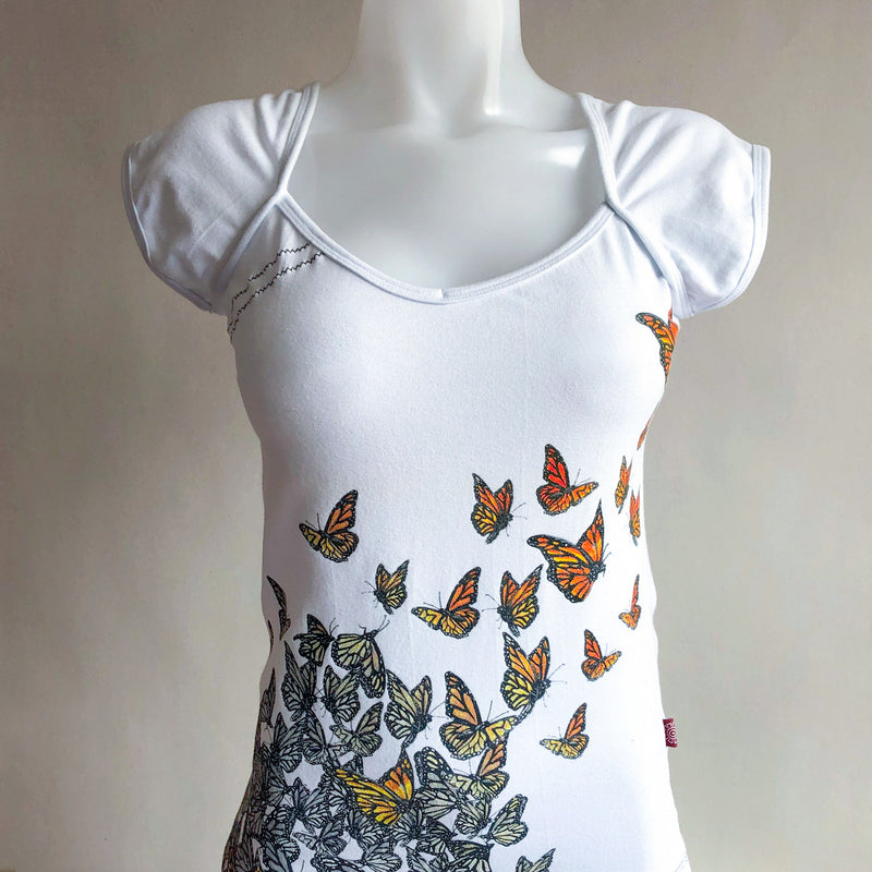 Mariposas Monarcas, playera