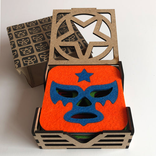Portavasos luchadores